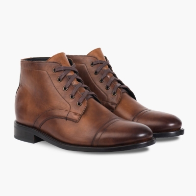 Thursday Boots Cadet Men's Chukka Boots Brown | NZ86GRKSB