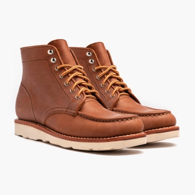 Thursday Boots Diplomat Men's Lace-Up Boots Brown | NZ19XZBAT