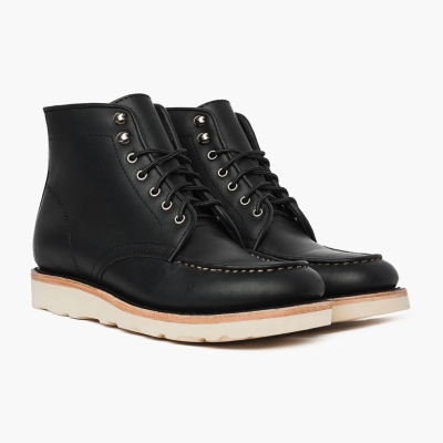 Thursday Boots Diplomat Men's Lace-Up Boots Black | NZ83SGJPF