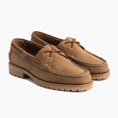 Thursday Boots Handsewn Men's Loafers & Boat Shoes Brown | NZ42BWYKR