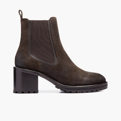 Thursday Boots Knockout Women's Chelsea Boots Olive | NZ91POYRL