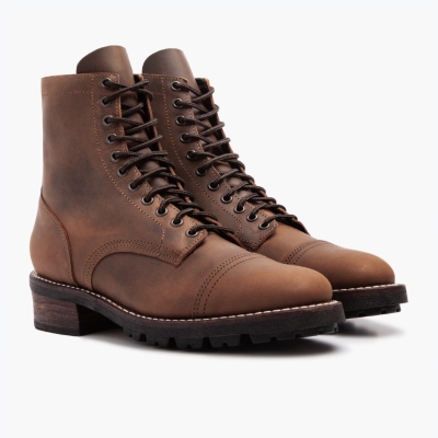 Thursday Boots Logger Men's New Arrivals Brown | NZ94TSNGK