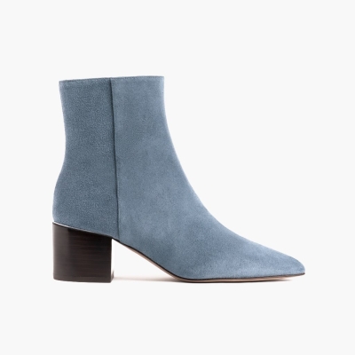 Thursday Boots Luna Women's Booties Blue | NZ34ZPMDK