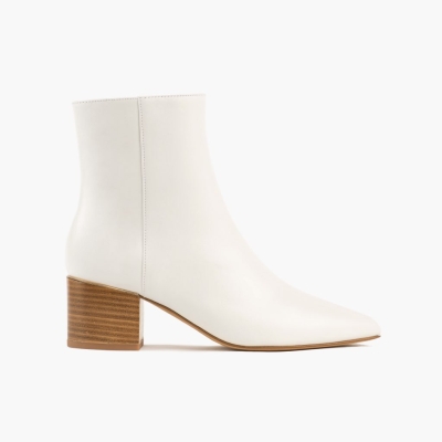 Thursday Boots Luna Women's Booties White | NZ42VWJYF