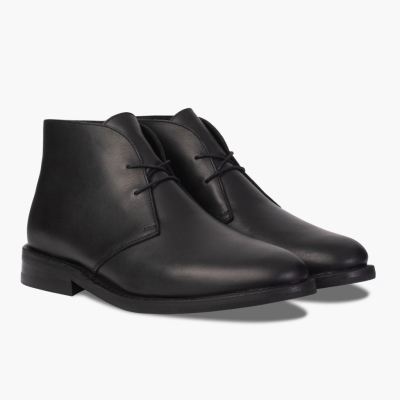 Thursday Boots Scout Men's Chukka Boots Black | NZ51XLEDA