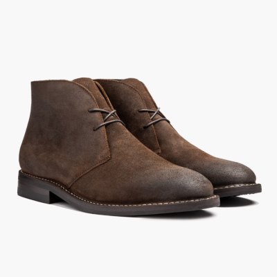 Thursday Boots Scout Men's Chukka Boots Brown | NZ85OJFUQ