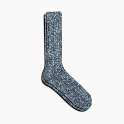 Thursday Boots Sodello Classic Boot Men's Socks Navy | NZ43KQLBJ