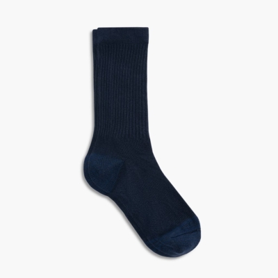 Thursday Boots Sodello Classic Crew Women's Socks Navy | NZ52UHKNO