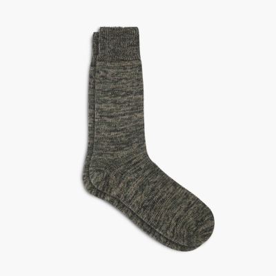 Thursday Boots Sodello Marled Men's Socks Olive | NZ96BPODZ