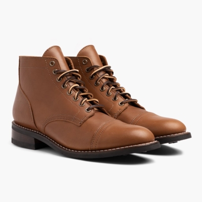 Thursday Boots Vanguard Men's Lace-Up Boots Brown | NZ53QAEKJ